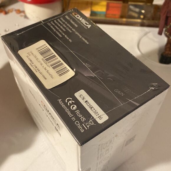 NWT Comica Audio SIG.LAV V05 MI Omnidirectional Lavalier Microphone with Gain an - Picture 12 of 13